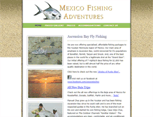 Tablet Screenshot of mexicofishingadventures.com